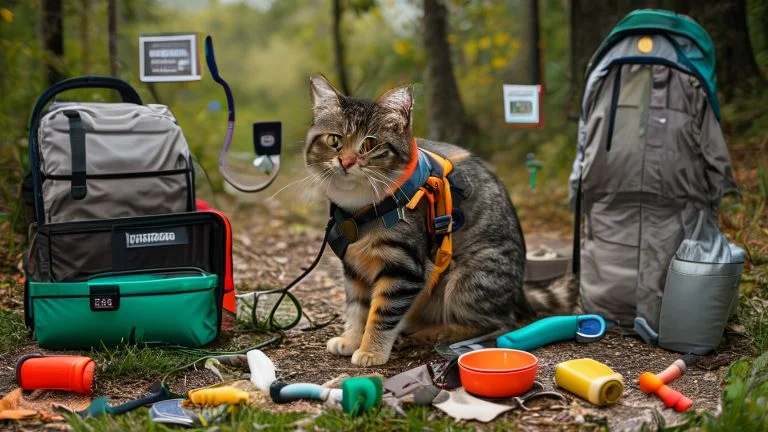 Os 10 itens indispensáveis para aventuras agradáveis com seu gato