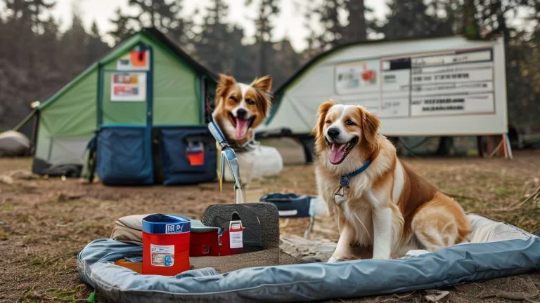 Dicas fundamentais para acampar com seu animal de estimação com segurança