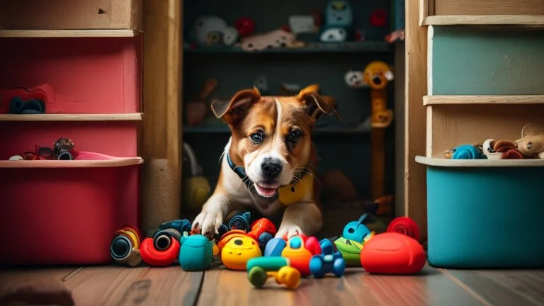 Entenda a razão por trás dos cães esconderem seus brinquedos